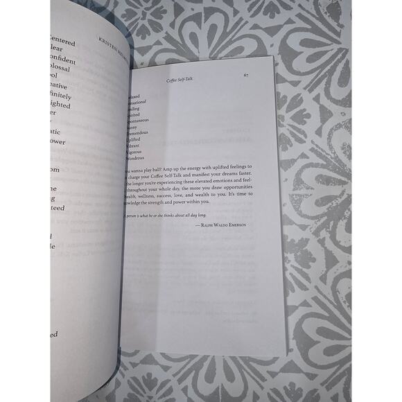 Coffee Self-Talk by Kristen Helmstetter – Self-Help Book - Picture 3 of 12